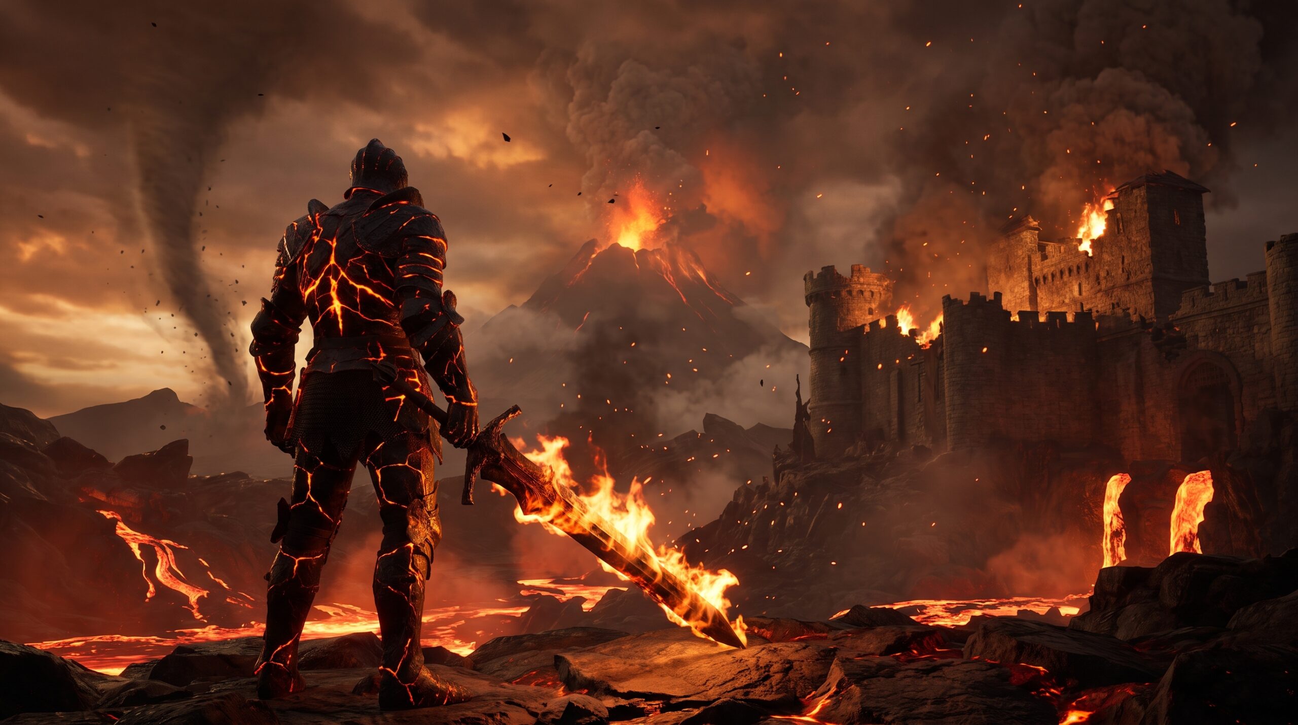 Inferno Knight Wallpaper